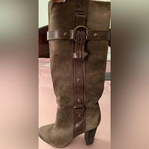 NINE WEST LEATHER KNEE HIGH BOOTS